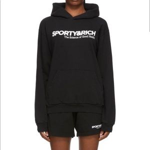 Sporty & Rich sweatshirt black
